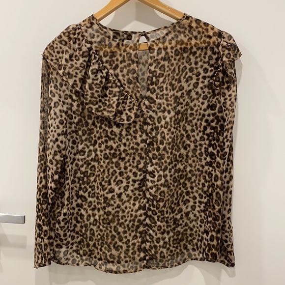 TOPSHOP leopard blouse - Picture 2 of 9